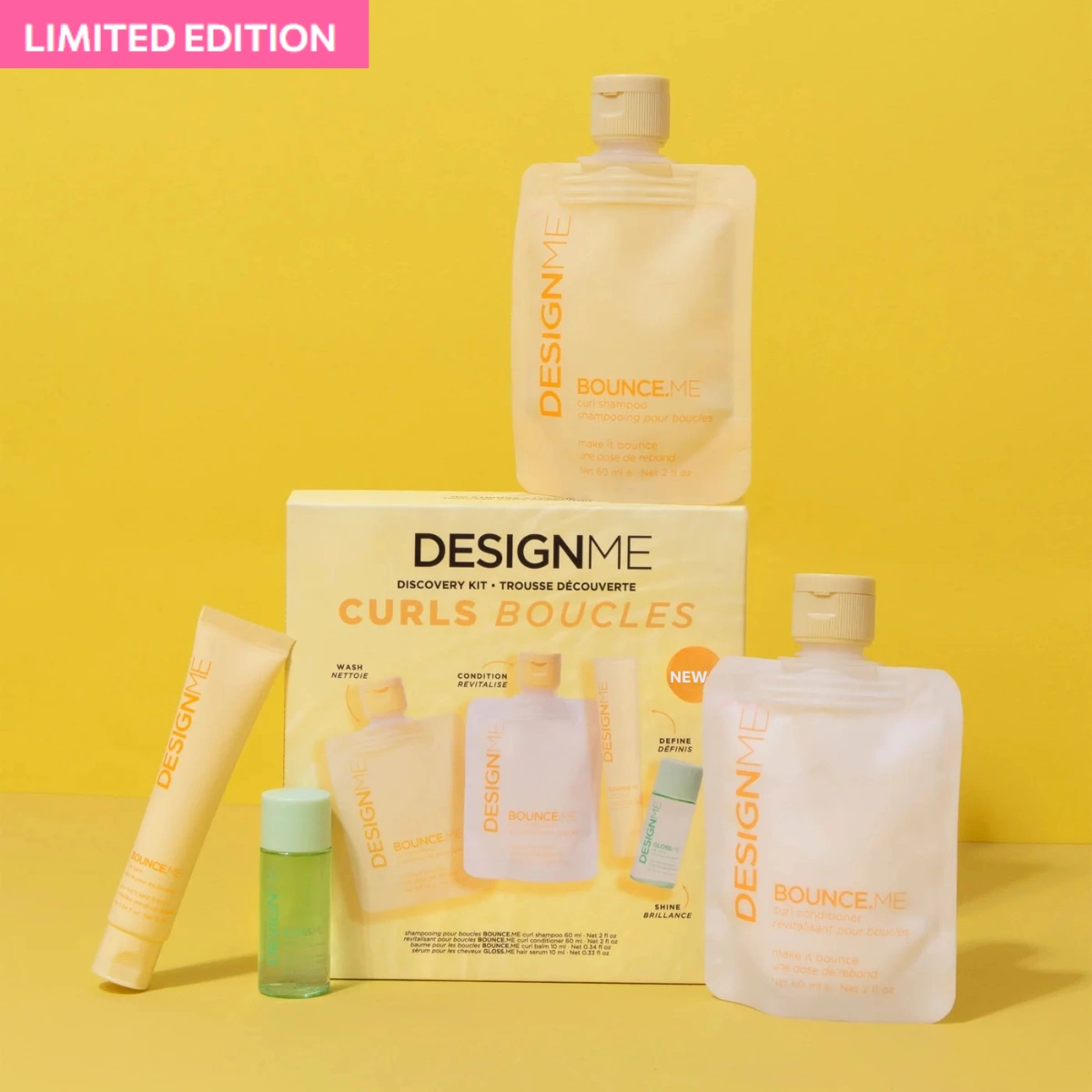 DESIGN.ME CURL Discovery Kit - Набір для догляду за хвилястим і кучерявим волоссям