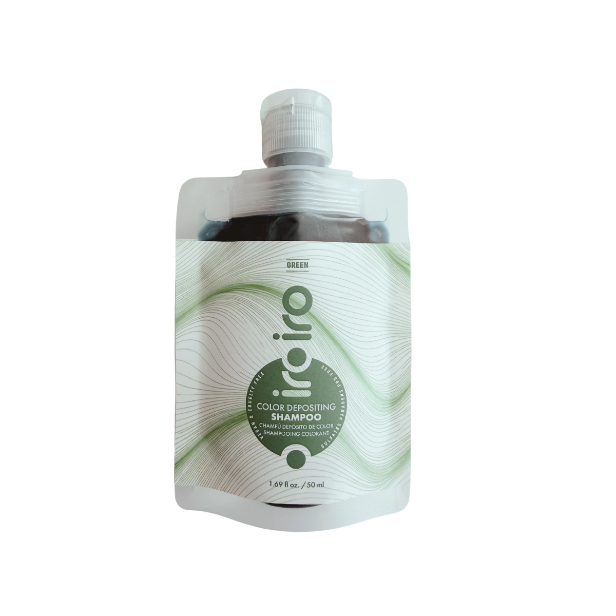Iroiro IroIro Green Color Depositing Shampoo Limited Edition - Тонуючий шампунь для волосся